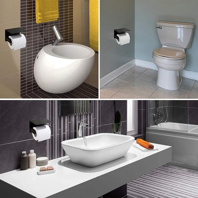 Suport pentru hartie igienica, Zola®, stil loft, otel negru, 13.5x10.7x10.2 cm, negru Suport pentru hartie igienica, Zola®, stil loft, otel negru, 13.5x10.7x10.2 cm, negru